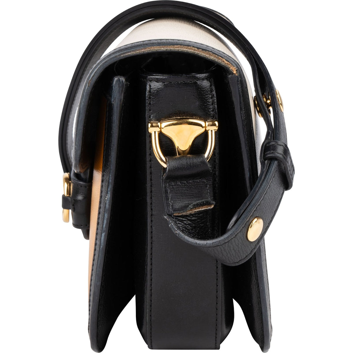 Gucci Tricolor Leather Horsebit 1955 Shoulder Crossbody Bag