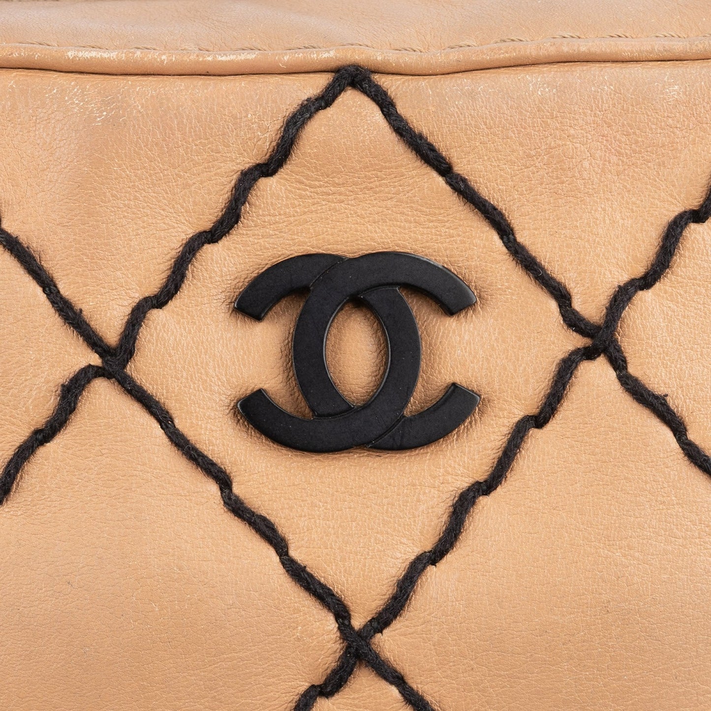 Chanel Stitching Leather CC Handbag