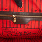 Louis Vuitton Monogram Damier Ebene Canvas Neverfull MM Shoulder Bag