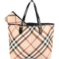 Burberry Nova-Check Monogram Tote Shoulder Bag