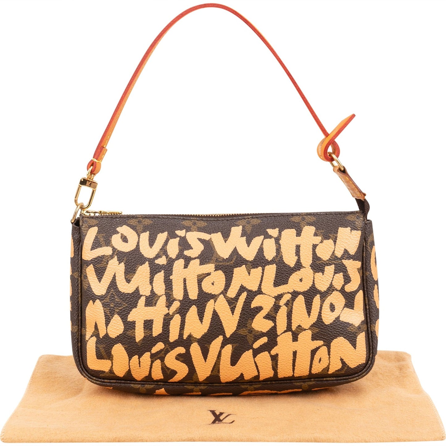 Louis Vuitton Limited Monogram Graffiti Pochette Accessoires Handbag