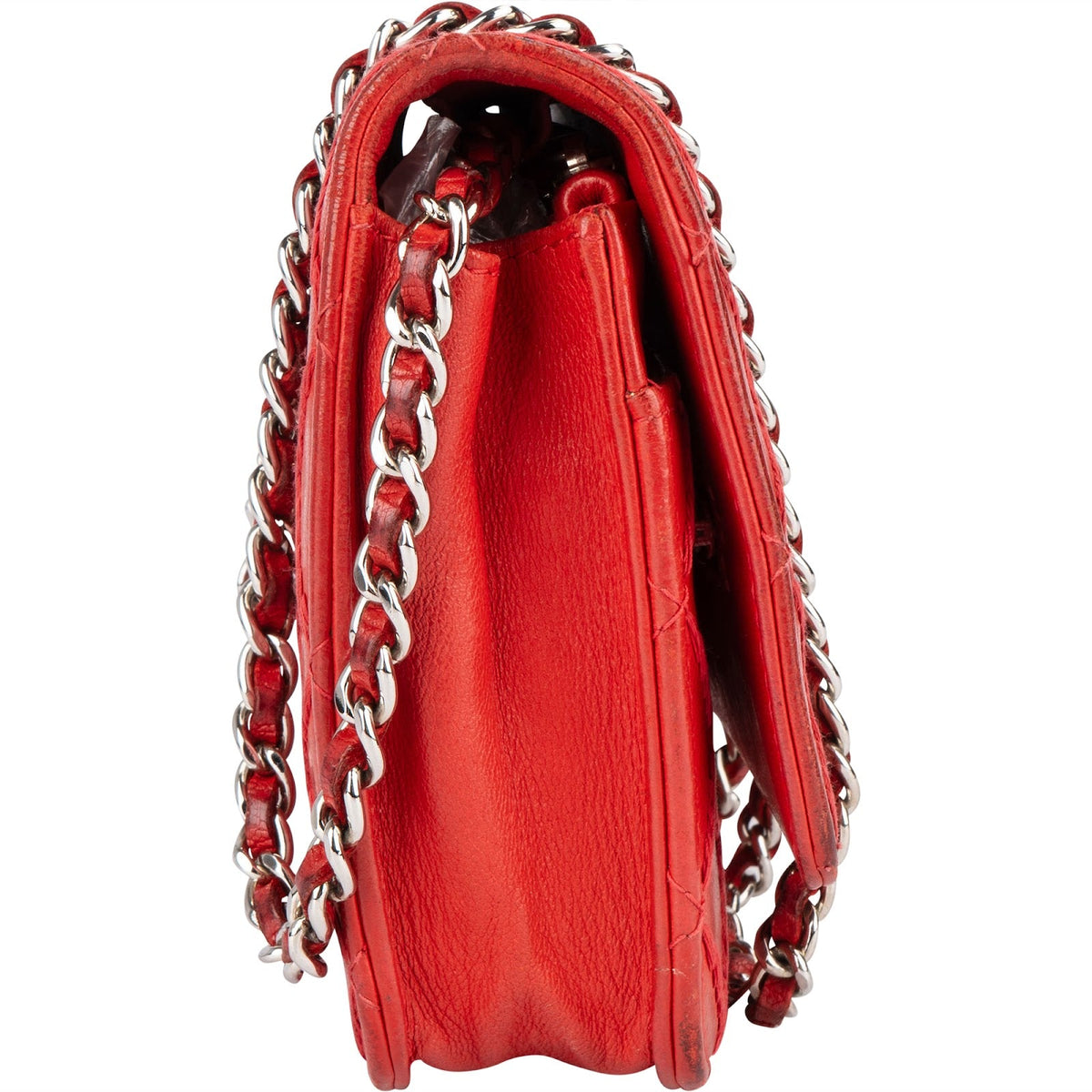 Chanel Stitching Leather Wallet on Chain Crossbody Bag