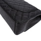 Chanel Quilted Caviar Leather Palladium Maxi Double Flap Crossbody Bag