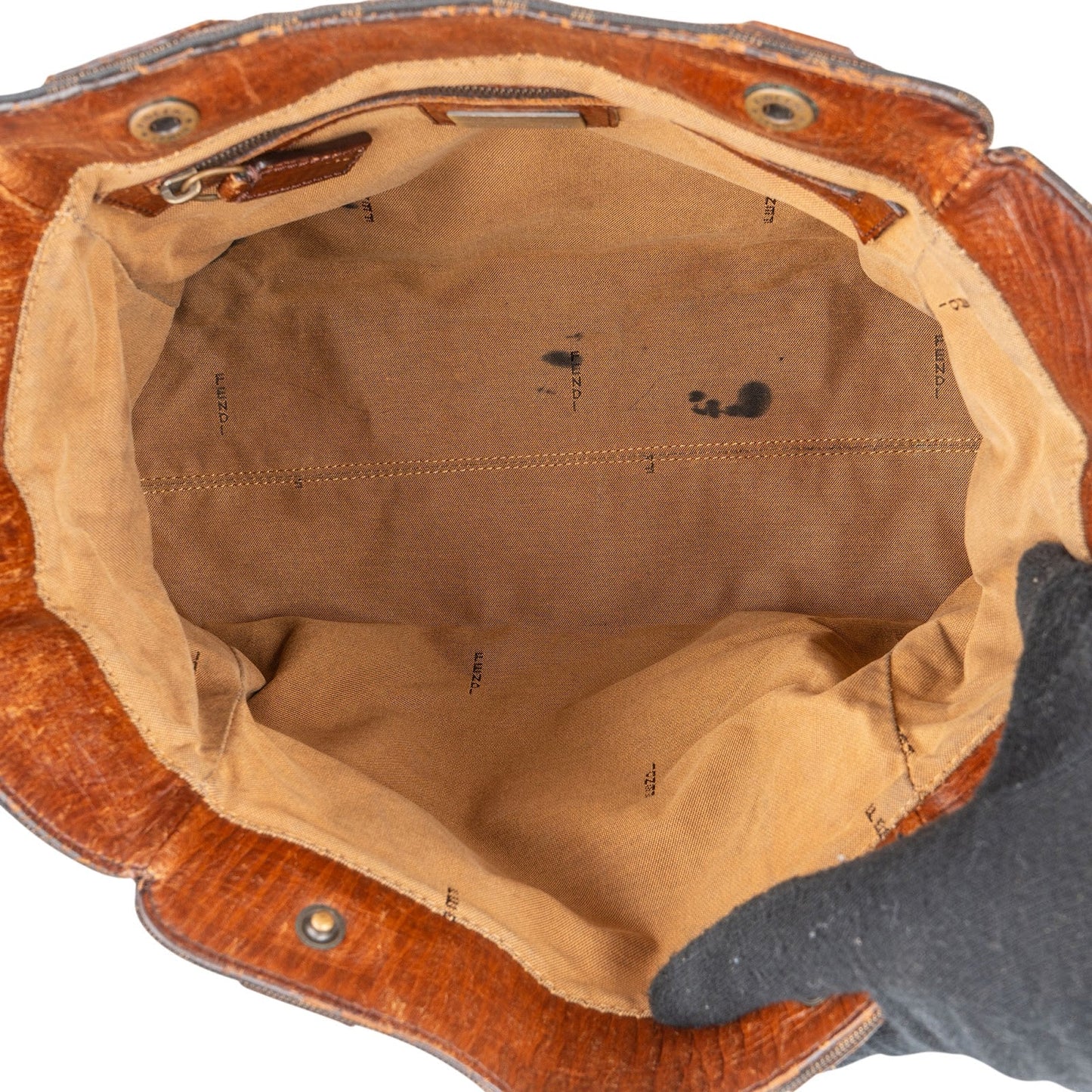 Fendi Monogram FF Zucca Canvas Villa Borghese Star Handbag