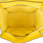 Celine Yellow Drummed Calfskin Luggage Tote Handbag