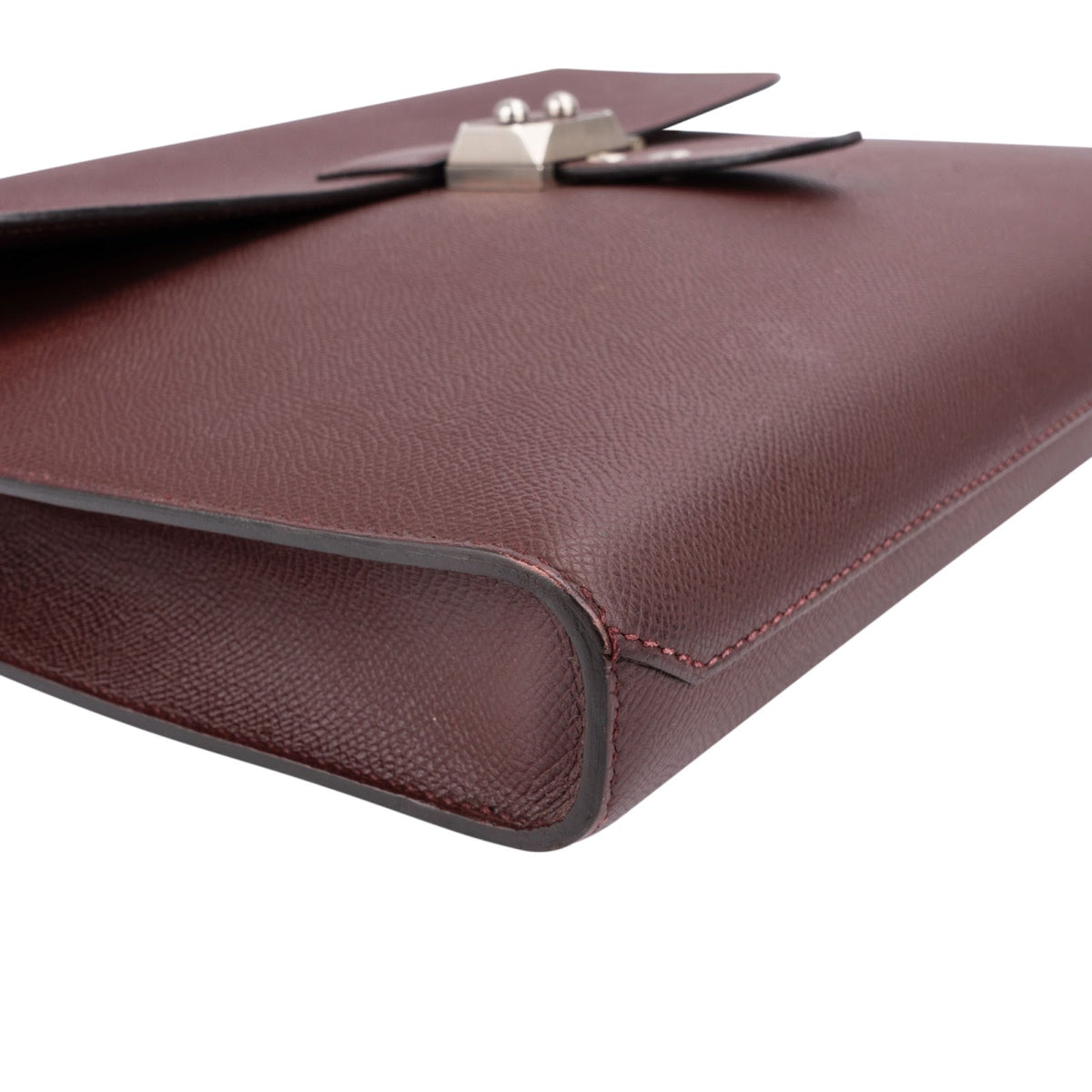Hermès Rouge H Epsom Leather Sac à Dépêches 38 Handbag