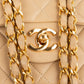 Chanel Quilted Lambskin 24K Gold Small Double Flap Shoulder Bag
