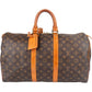 Louis Vuitton Monogram Canvas Keepall 45 Travel Bag