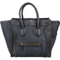 Céline Denim & Leather Luggage Tote Handbag