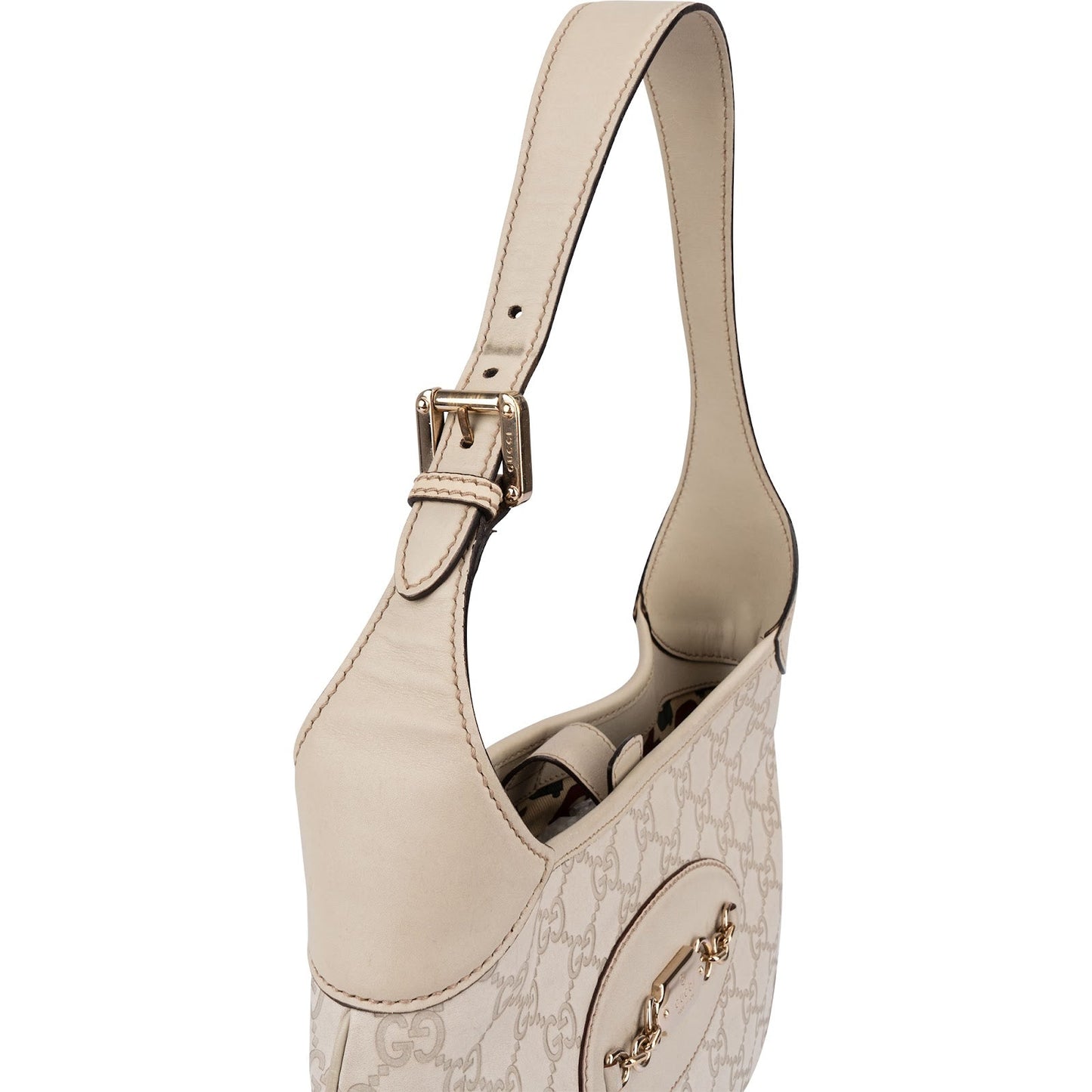 Gucci Guccissima Leather Horsebit Chain New Jackie Shoulder Bag