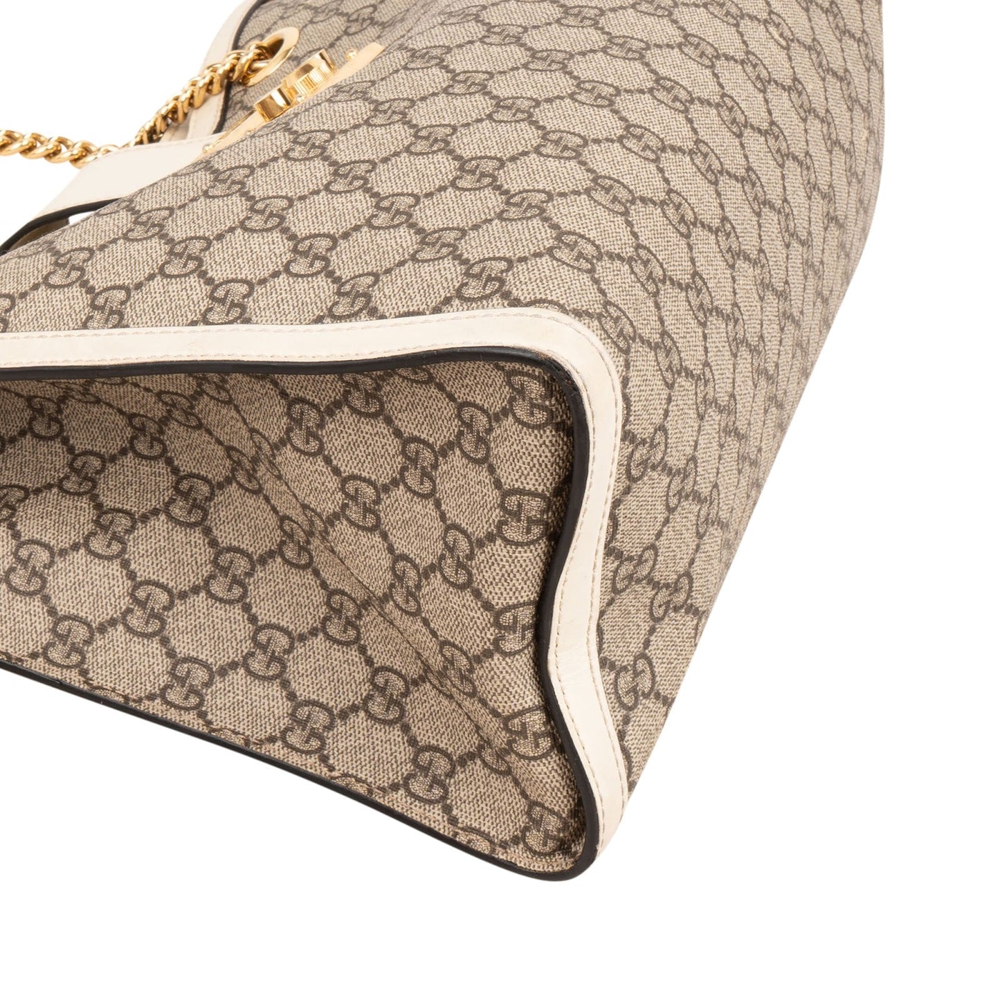 Gucci Monogram GG Supreme Medium Padlock Shoulder Bag