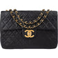 Chanel Quilted Lambskin 24K Gold Maxi Single Flap Crossbody Bag