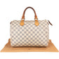 Louis Vuitton Monogram Damier Azur Speedy 30 Handbag