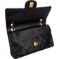 Chanel Quilted Lambskin 24K Gold Small Double Flap Shoulder Bag