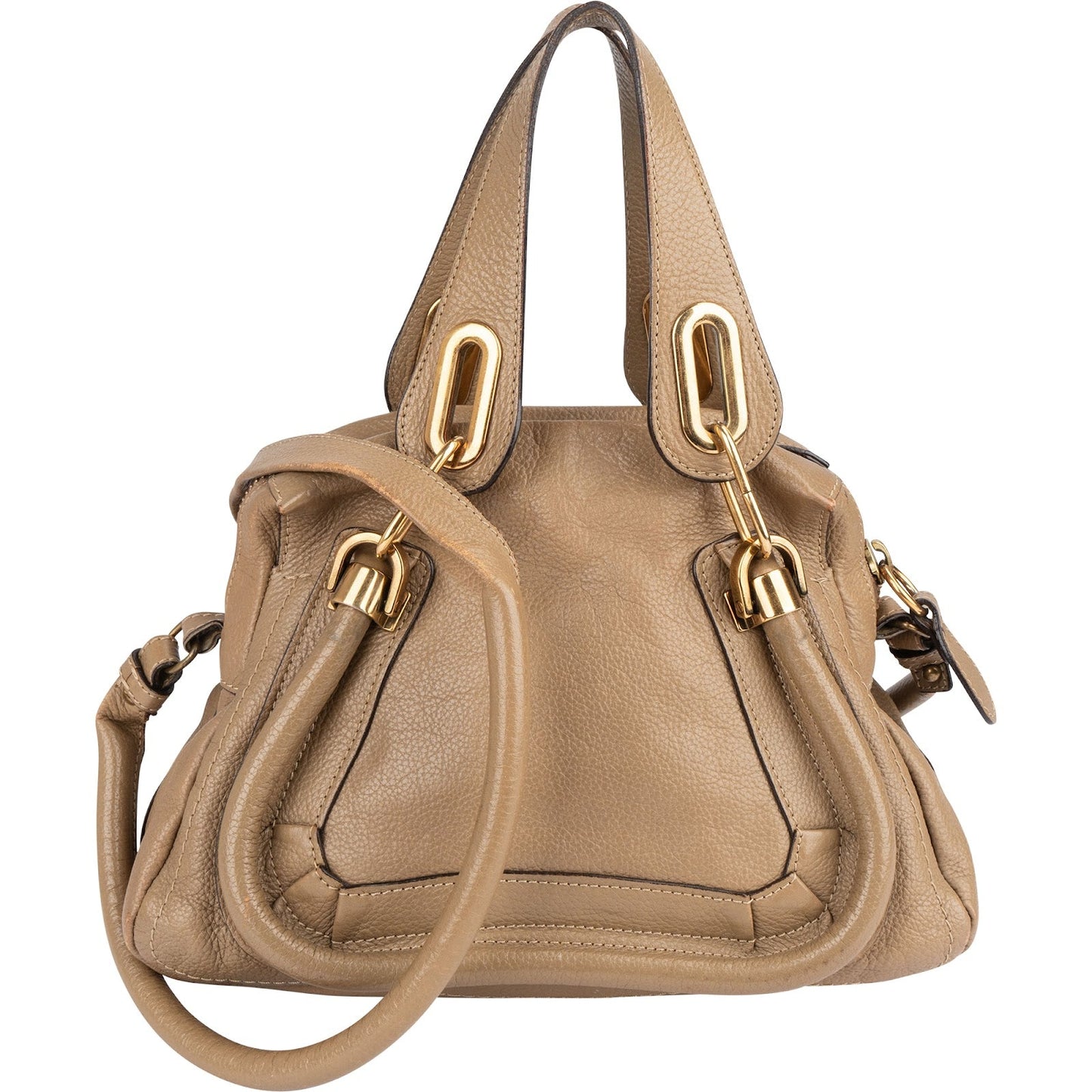 Chloé Pebbled Leather Paraty Handbag