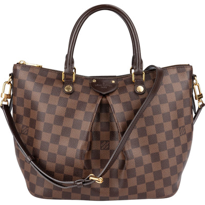 Louis Vuitton Monogram Damier Ebene Siena MM Handbag