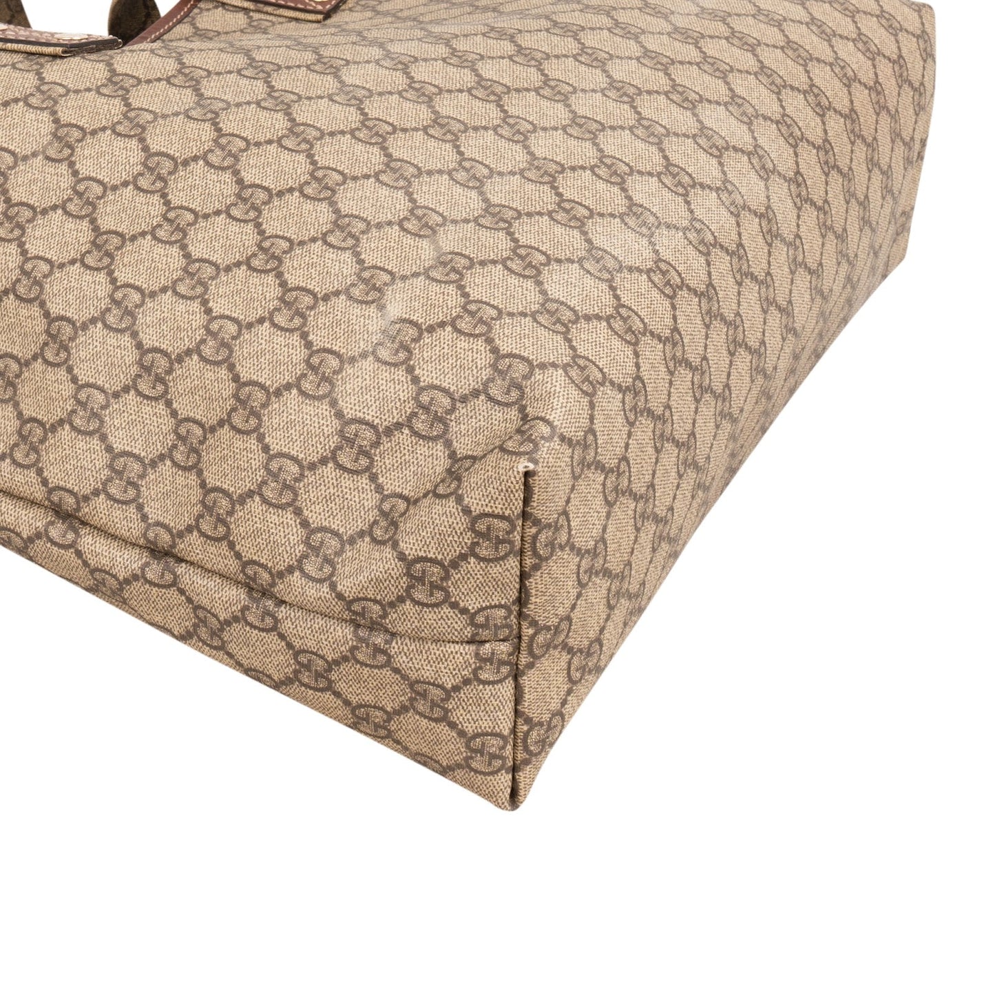 Gucci Monogram GG Supreme Web Tote Handbag