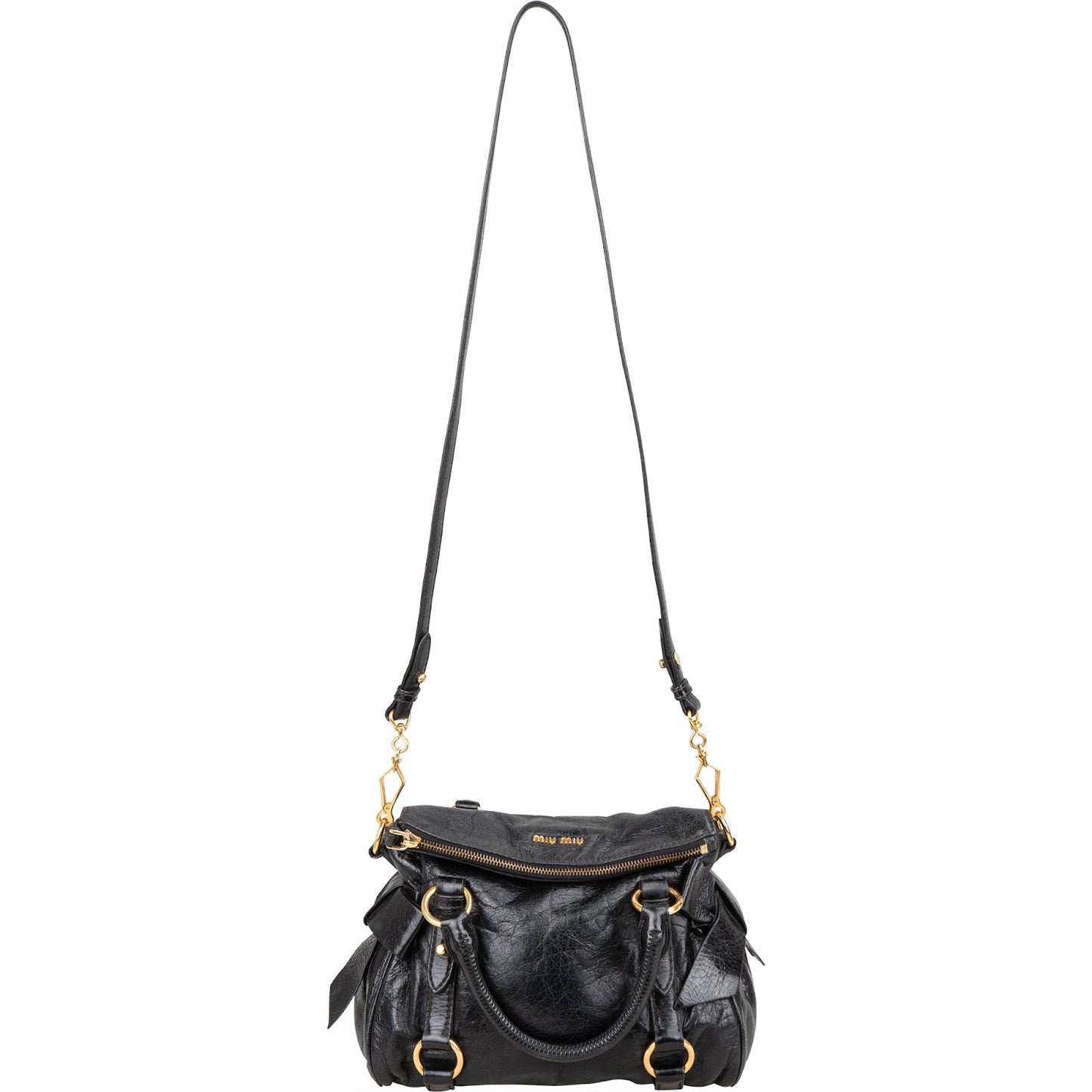 Miu Miu Vitello Lux City Handbag