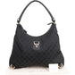 Gucci Monogram GG Abbey D-Ring Hobo Shoulder Bag