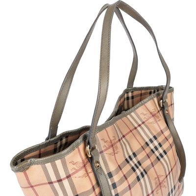 Burberry Haymarket Check Canterbury Tote Shoulder Bag