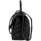 Chanel Quilted Caviar Leather Palladium Coco Handle Single Flap Handbag