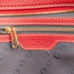 Louis Vuitton Red Tobago Leather Carryall M95140 Weekender Travel Bag