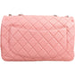 Chanel Quilted Soft Lambskin Palladium Jumbo Single Flap Crossbody Bag