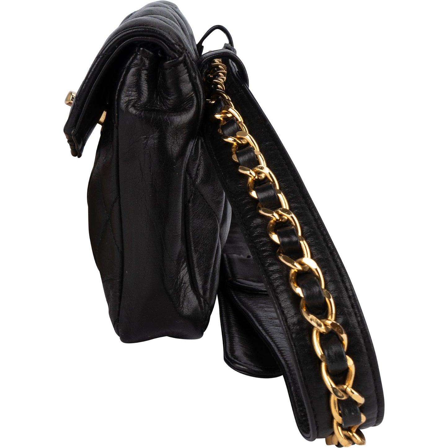 Chanel Quilted Lambskin CC Belt Bum Waist Bag