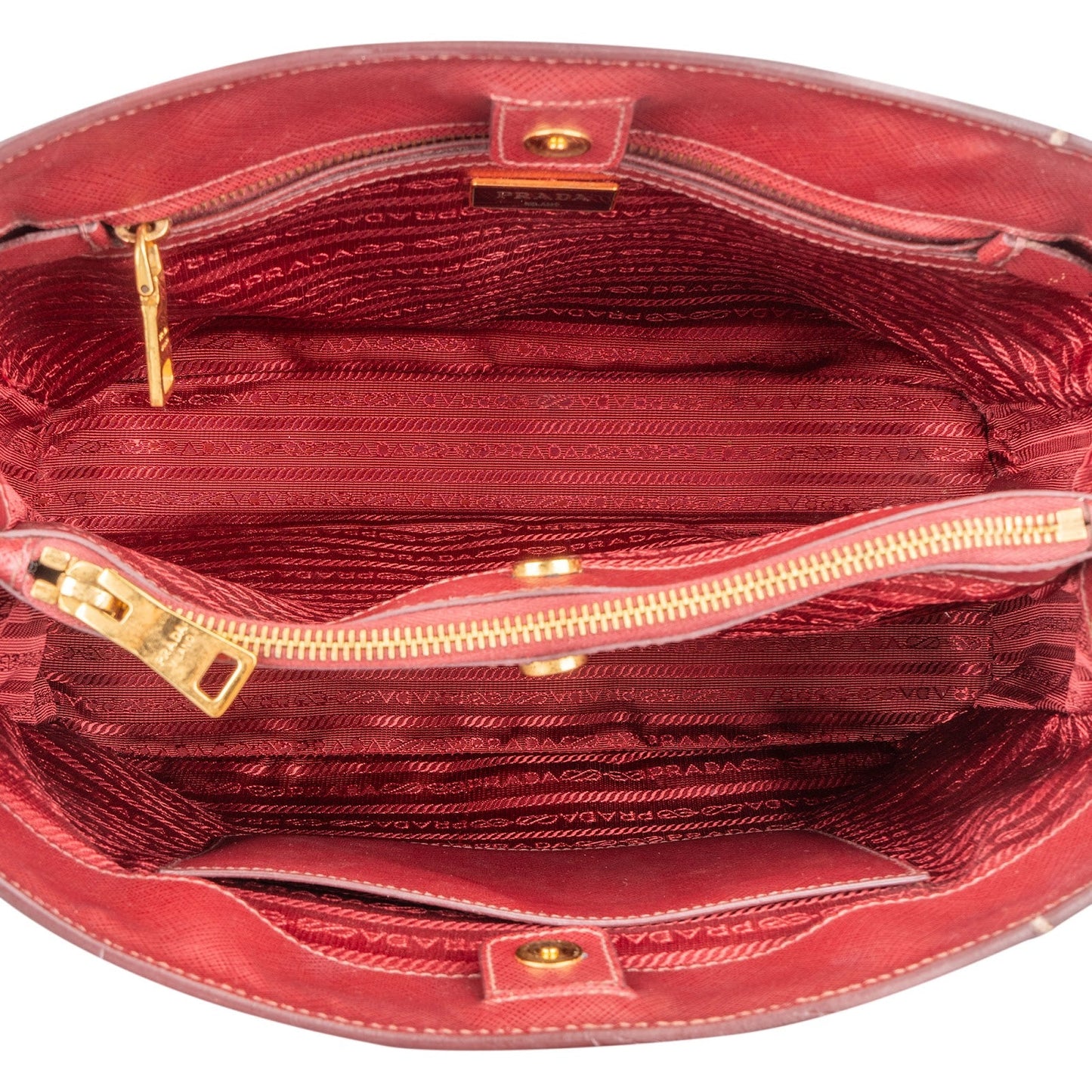 Prada Saffiano Leather Lux Galleria Handbag
