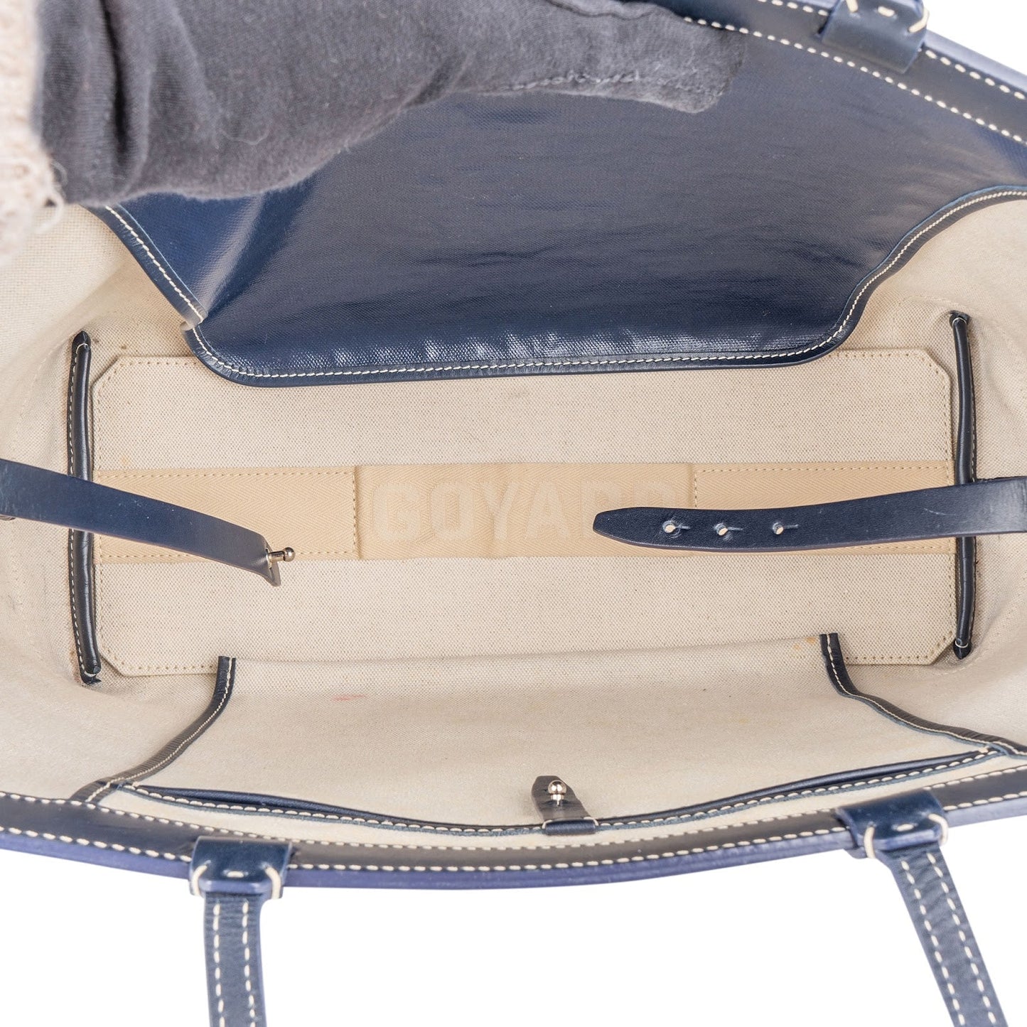 Goyard Goyardine Monogram Bellechasse PM Shoulder Bag