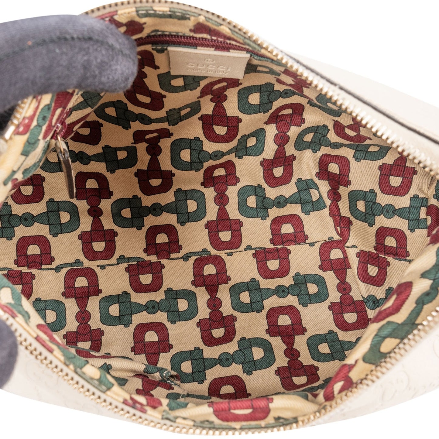 Gucci Guccissima Leather Abbey D-Ring Shoulder Bag