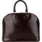 Louis Vuitton Prune Electric Epi Leather Alma GM Handbag