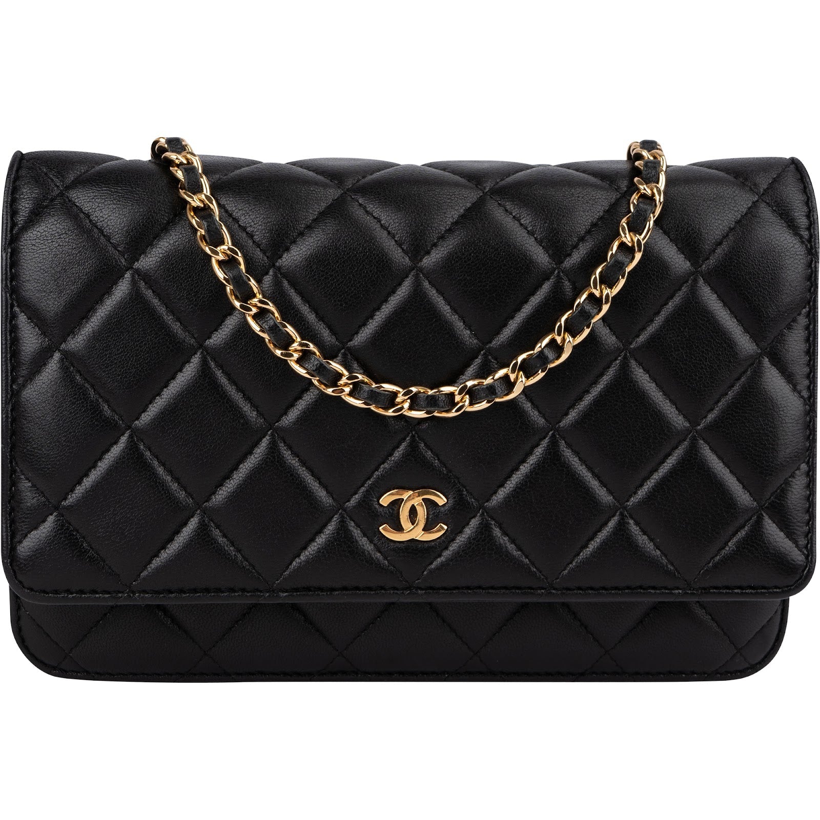 Chanel Quilted Lambskin CC Wallet On Chain Crossbody Bag