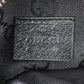 Gucci Black Monogram GG Canvas Belt Crossbody Bag