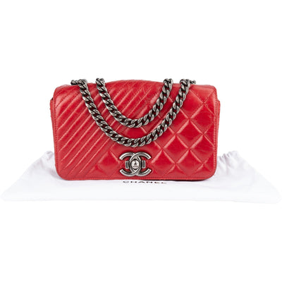 Chanel Quilted Calfskin Leather Boy Single Flap Crossbody Bag