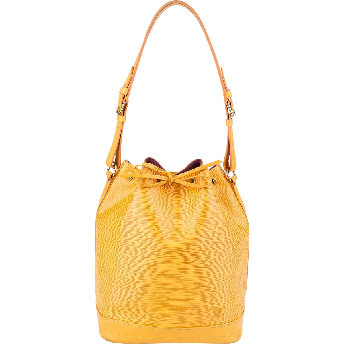 Louis Vuitton Yellow Epi Leather Sac Noé Grande Shoulder Bag