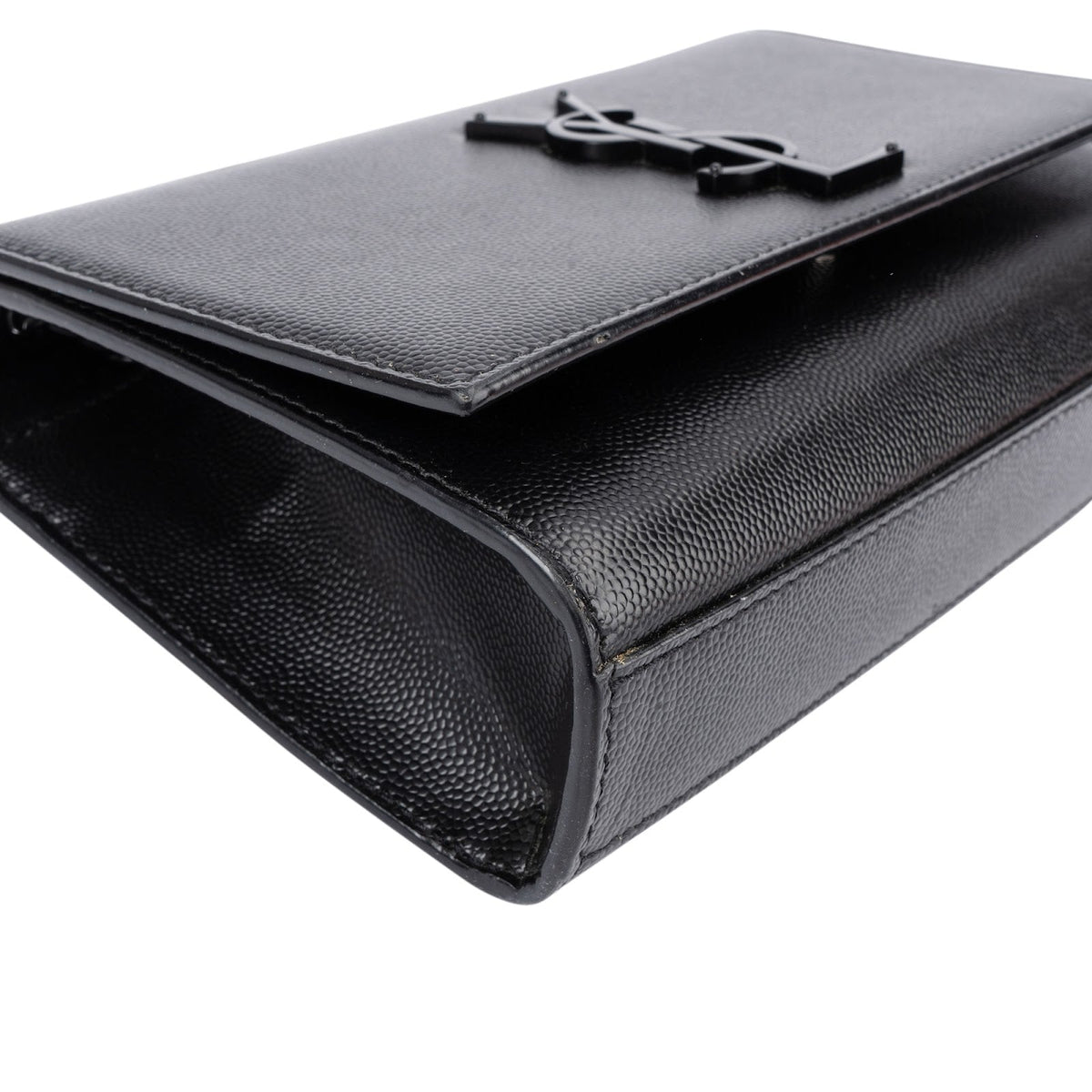 Saint Laurent Grain De Poudre Leather Kate Chain Crossbody Bag