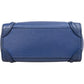 Céline Blue Grained Leather Luggage Nano Crossbody Handbag