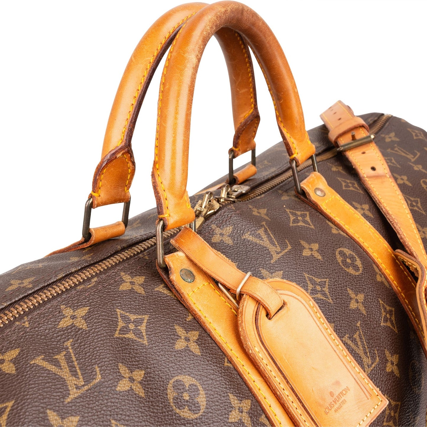 Louis Vuitton Monogram Canvas Keepall 60 Bandoulière Travel Bag