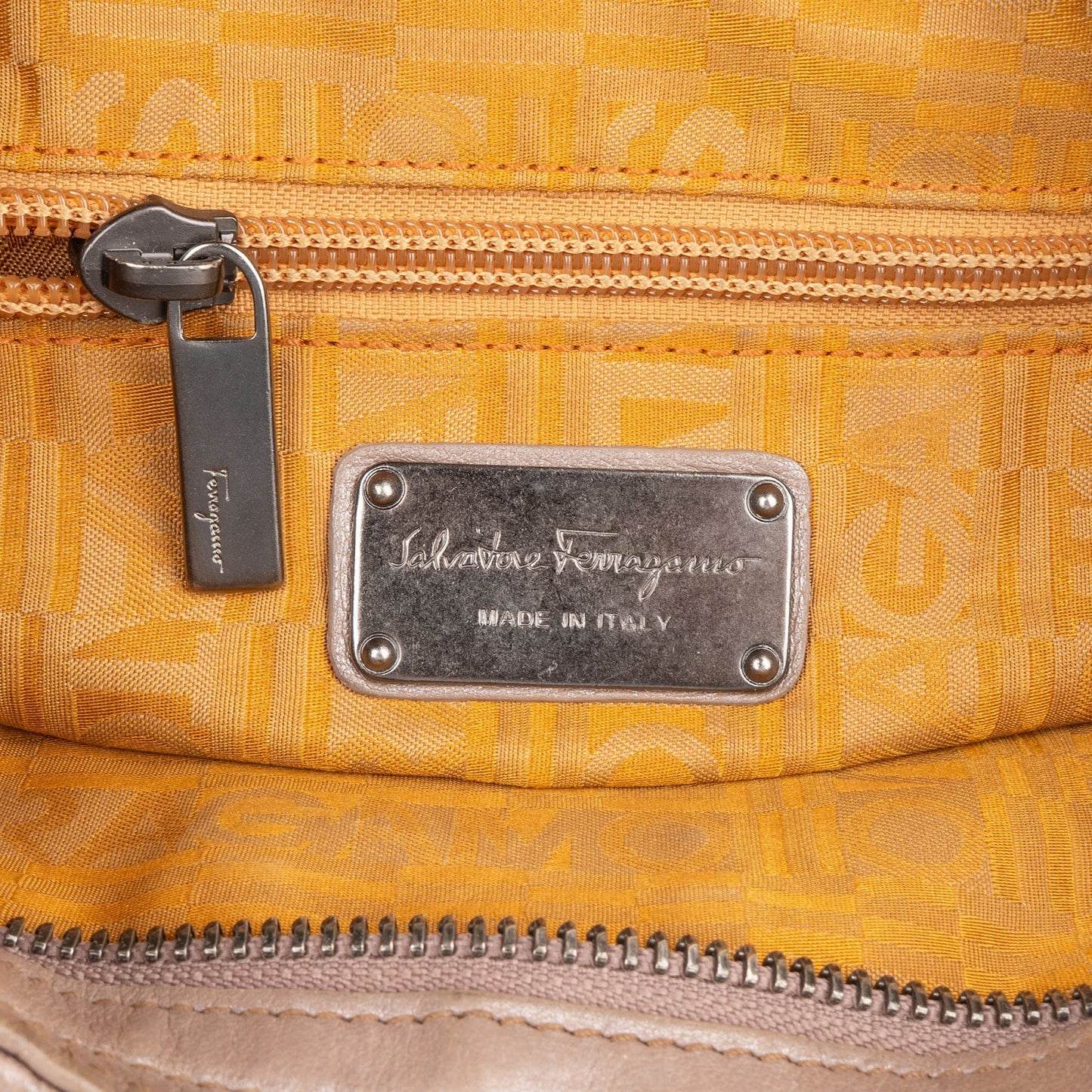 Salvatore Ferragamo Pleated Leather Gancini Flap Bag Handbag
