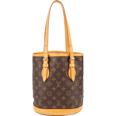 Louis Vuitton Monogram Canvas Bucket PM Shoulder Bag