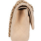 Chanel Quilted Lambskin Jumbo Double Flap Crossbody Bag