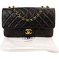 Chanel Soft Quilted Lambskin 24K Gold Medium Single Flap Crossbody Bag
