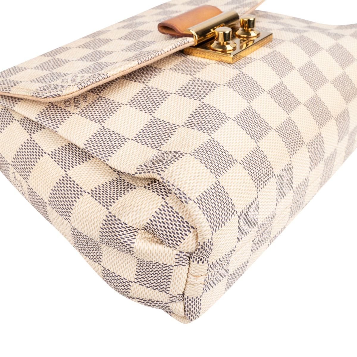 Louis Vuitton Monogram Damier Azur Canvas Croisette Handbag