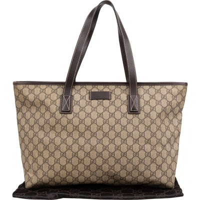 Gucci Monogram GG Supreme Tote Handbag