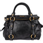 Miu Miu Vitello Lux Leather Small Bow Handbag