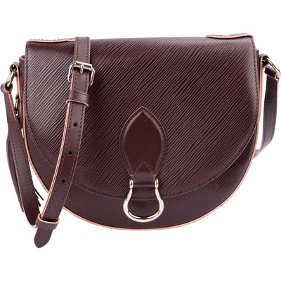 Louis Vuitton Prune/Rose Poudre Epi Leather Maroon NM Saint Cloud Crossbody Bag