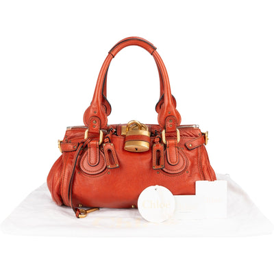 Chloé Leather Paddington Satchel Handbag