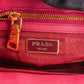 Prada Pink Saffiano Leather Small Galleria Handbag