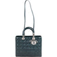 Christian Dior Cannage Patent Leather Medium Lady Dior Handbag